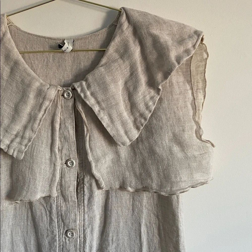 Ingrid Munt Linen Collar Dress / Duster - Picture 2 of 7